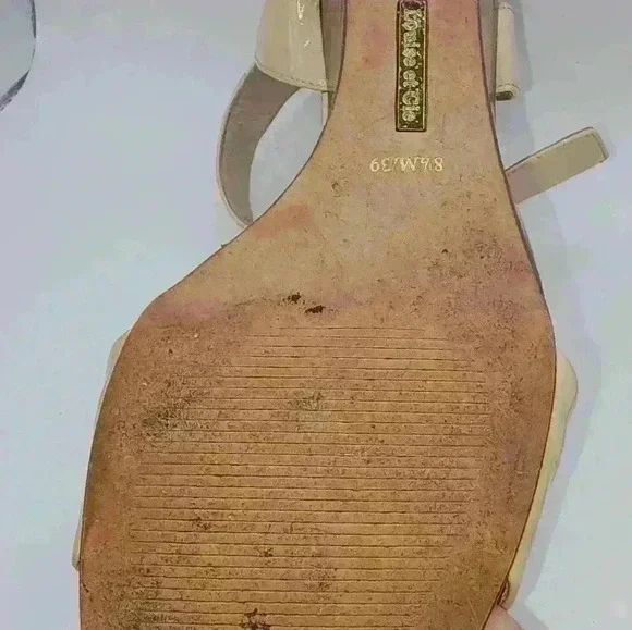 Louise et Cie Womens Punya Leather Wedge Slingback Sandals Odessa 8 1/2 - Picture 7 of 8